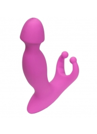 Розовый стимулятор простаты с усиками - 15 см. - 4sexdreaM - в Нижнекамске купить с доставкой