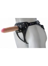 Универсальный мягкий пояс с насадкой Hard brutal BDSM-КОНСУЛ - 17 см. - LOVETOY (А-Полимер) - купить с доставкой в Нижнекамске