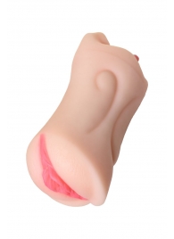 Телесный двусторонний мастурбатор Fruity Tongue - ротик и вагина - ToyFa - в Нижнекамске купить с доставкой