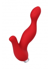 Красный силиконовый вибростимулятор простаты Proman - 12,5 см. - ToyFa - в Нижнекамске купить с доставкой