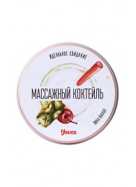 Массажная свеча «Массажный коктейль» с ароматом пина колады - 30 мл. - ToyFa - купить с доставкой в Нижнекамске