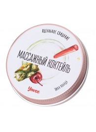 Массажная свеча «Массажный коктейль» с ароматом пина колады - 30 мл. - ToyFa - купить с доставкой в Нижнекамске