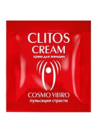 Пробник возбуждающего крема для женщин Clitos Cream - 1,5 гр. - Биоритм - купить с доставкой в Нижнекамске