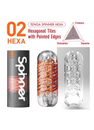 Мастурбатор SPINNER Hexa - Tenga - в Нижнекамске купить с доставкой