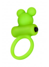 Зеленое виброкольцо на пенис A-Toys - A-toys - в Нижнекамске купить с доставкой