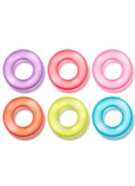 Набор из 6 эрекционных колец King of the Ring - Blush Novelties - в Нижнекамске купить с доставкой