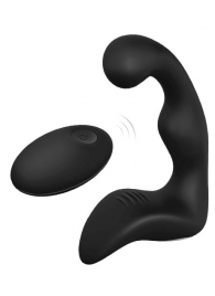 Черный вибромассажер простаты REMOTE BOOTY PLEASER - Dream Toys - в Нижнекамске купить с доставкой