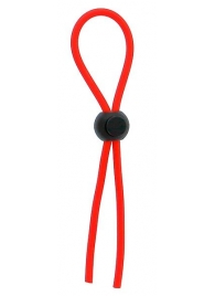 Красное эрекционное лассо с одной бусинкой-утяжкой STRETCHY THICK LASSO - Dream Toys - в Нижнекамске купить с доставкой