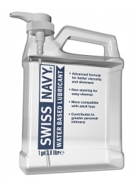 Канистра лубриканта Swiss Navy Water Based Lube на водной основе - 3,8 л. - Swiss navy - купить с доставкой в Нижнекамске