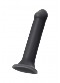 Черный фаллос на присоске Silicone Bendable Dildo XL - 20 см. - Strap-on-me - купить с доставкой в Нижнекамске