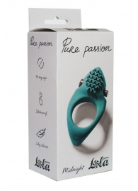 Зеленое эрекционное виброкольцо Pure Passion Midnight - Lola Games - в Нижнекамске купить с доставкой