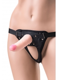 Телесный страпон на трусиках Realstick Jax - 17,9 см. - ToyFa - купить с доставкой в Нижнекамске