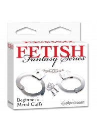 Металлические наручники Beginner s Metal Cuffs - Pipedream - купить с доставкой в Нижнекамске