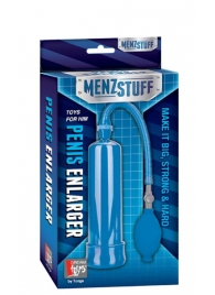 Синяя вакуумная помпа MENZSTUFF PENIS ENLARGER - Dream Toys - в Нижнекамске купить с доставкой