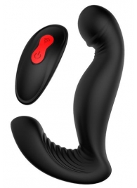Черный вибромассажер простаты SWIRLING P-PLEASER - Dream Toys - в Нижнекамске купить с доставкой