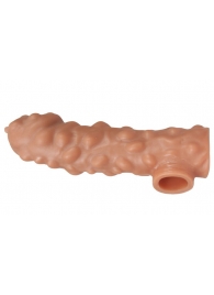 Насадка на фаллос с крупными бугорками EXTREME SLEEVE - 15,6 см. - KOKOS - в Нижнекамске купить с доставкой