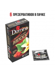 Ароматизированные презервативы DOMINO  Ароматный микс  - 6 шт. - Domino - купить с доставкой в Нижнекамске