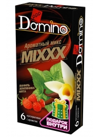 Ароматизированные презервативы DOMINO  Ароматный микс  - 6 шт. - Domino - купить с доставкой в Нижнекамске