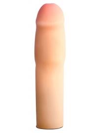 Телесная насадка-удлинитель на пенис PERFORMANCE 1.5INCH COCK XTENDER - 16 см. - Blush Novelties - в Нижнекамске купить с доставкой
