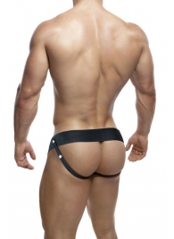 Черный мужской страпон DR. SKIN 6INCH HOLLOW STRAP ON - 16 см. - Blush Novelties - купить с доставкой в Нижнекамске