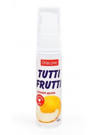 Гель-смазка Tutti-frutti со вкусом сочной дыни - 30 гр. - Биоритм - купить с доставкой в Нижнекамске