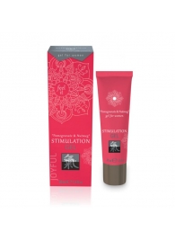 Возбуждающий интимный гель для двоих STIMULATION GEL Pomegranate   Nutmeg - 30 мл. - Shiatsu - купить с доставкой в Нижнекамске
