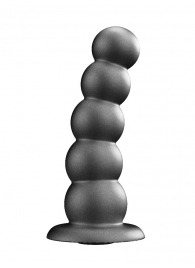 Черная насадка-плаг на харнесс PLATINUM 9 - 24 см. - LOVETOY (А-Полимер) - купить с доставкой в Нижнекамске