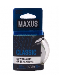Классические презервативы в пластиковом кейсе MAXUS Classic - 3 шт. - Maxus - купить с доставкой в Нижнекамске