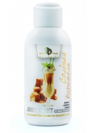 Интимный гель-смазка JUICY FRUIT с ароматом солёной карамели - 100 мл. - БиоМед - купить с доставкой в Нижнекамске