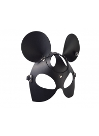 Черная кожаная маска  Мышка - Sitabella - купить с доставкой в Нижнекамске