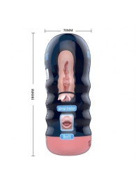 Мастурбатор-ротик Vacuum Cup Masturbator - Baile - в Нижнекамске купить с доставкой