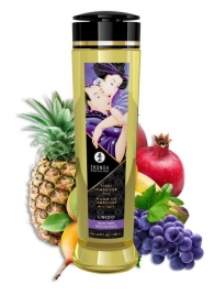 Массажное масло Libido Exotic Fruits с ароматом экзотических фруктов - 240 мл. - Shunga - купить с доставкой в Нижнекамске