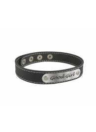 Чокер с белой строчкой Good Girl - Sitabella - купить с доставкой в Нижнекамске