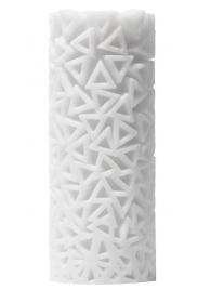 Белый 3D мастурбатор PILE - Tenga - в Нижнекамске купить с доставкой