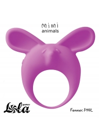 Фиолетовое эрекционное кольцо Fennec Phil - Lola Games - в Нижнекамске купить с доставкой