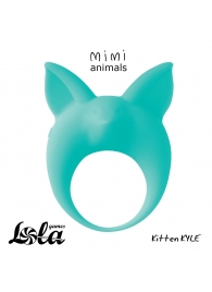 Зеленое эрекционное кольцо Kitten Kyle - Lola Games - в Нижнекамске купить с доставкой