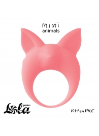 Оранжевое эрекционное кольцо Kitten Kyle - Lola Games - в Нижнекамске купить с доставкой