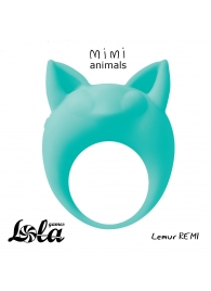 Зеленое эрекционное кольцо Lemur Remi - Lola Games - в Нижнекамске купить с доставкой
