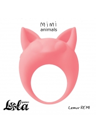 Оранжевое эрекционное кольцо Lemur Remi - Lola Games - в Нижнекамске купить с доставкой