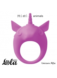Фиолетовое эрекционное кольцо Unicorn Alfie - Lola Games - в Нижнекамске купить с доставкой