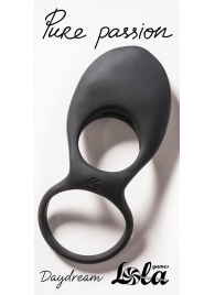 Черное эрекционное виброкольцо Daydream - Lola Games - в Нижнекамске купить с доставкой
