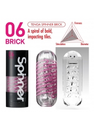 Мастурбатор SPINNER Brick - Tenga - в Нижнекамске купить с доставкой