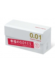 Супер тонкие презервативы Sagami Original 0.01 - 10 шт. - Sagami - купить с доставкой в Нижнекамске