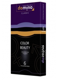 Разноцветные презервативы DOMINO Colour Beauty - 6 шт. - Domino - купить с доставкой в Нижнекамске
