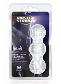 Прозрачный фигурный мастурбатор Master Stroker - Blush Novelties - в Нижнекамске купить с доставкой