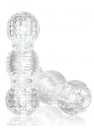 Прозрачный фигурный мастурбатор Master Stroker - Blush Novelties - в Нижнекамске купить с доставкой