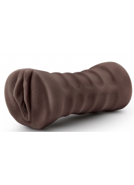Коричневый мастурбатор-вагина Hot Chocolate Brianna - Blush Novelties - в Нижнекамске купить с доставкой
