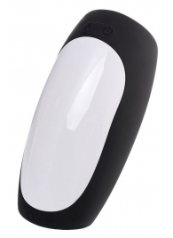 Черно-белый перезаряжаемый мастурбатор Erotist Hailstorm - Erotist Adult Toys - в Нижнекамске купить с доставкой