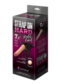 Пояс-трусики с насадкой Hard brutal-consul - 19 см. - LOVETOY (А-Полимер) - купить с доставкой в Нижнекамске
