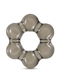 Дымчатое эрекционное кольцо Stay Hard Thick Bead Cock Ring - Blush Novelties - в Нижнекамске купить с доставкой